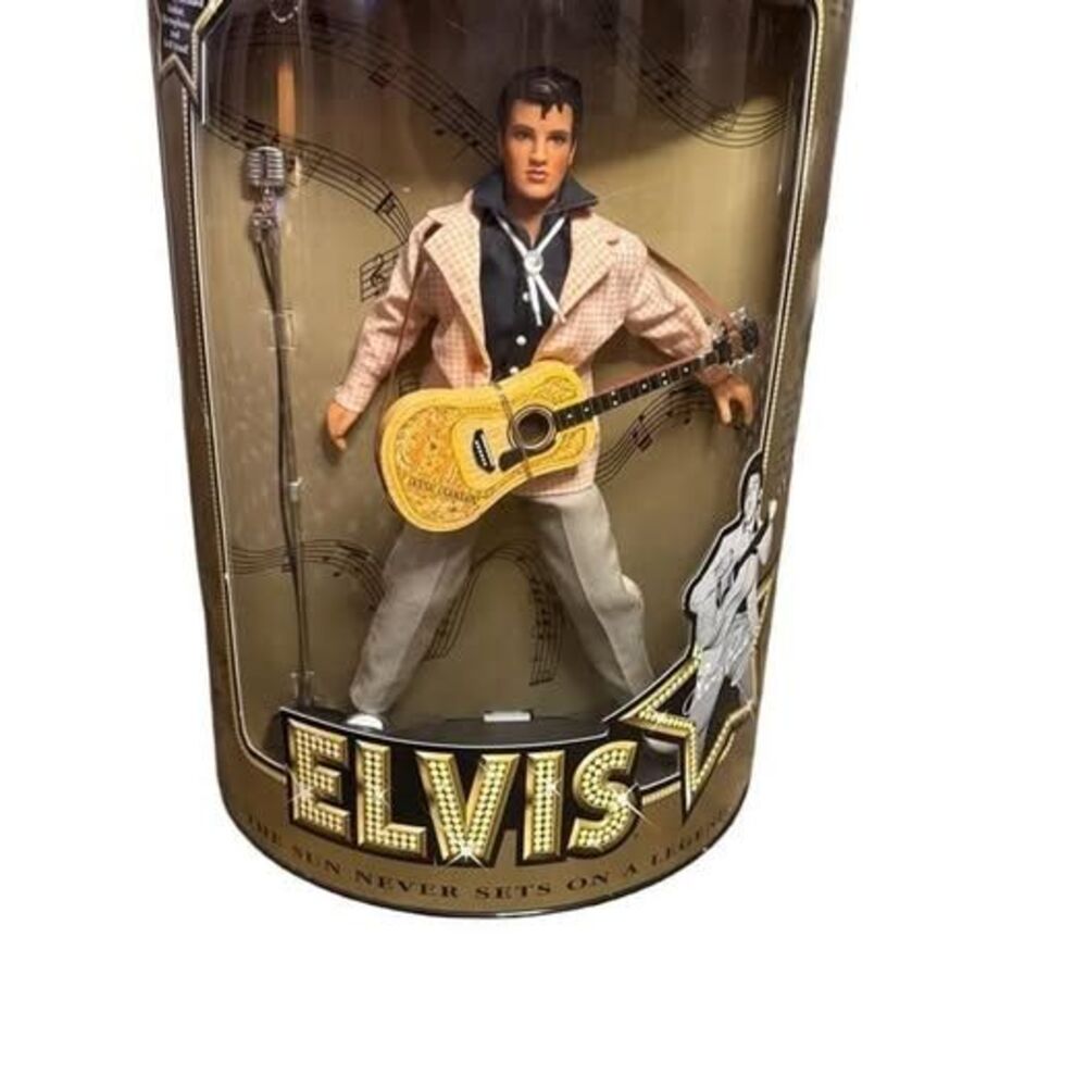 1993 Hasbro Elvis Presley Teen Idol Doll 12" Commemorative - Guitar & Microphone
